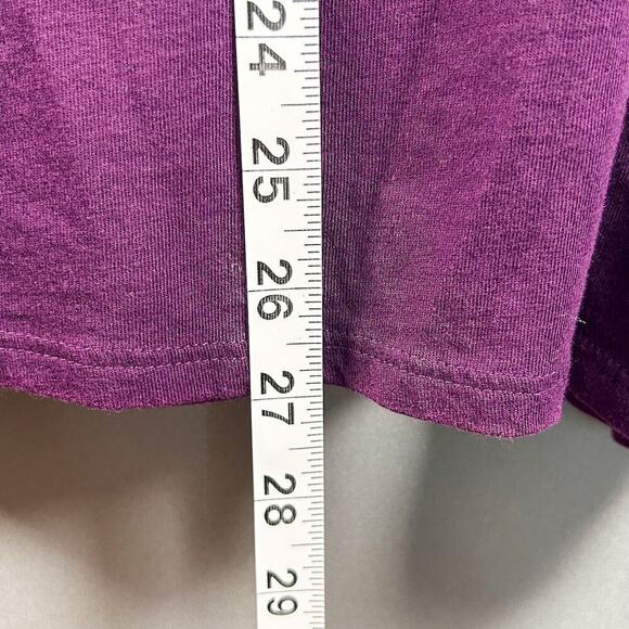 J, Jill Embroidered Casual Purple Oversized Comfort Boxy Lagenlook Large Tall - Picture 7 of 8